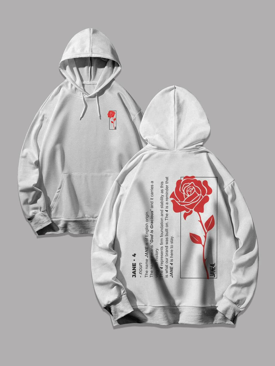 "JANE4" Hoodie Hover