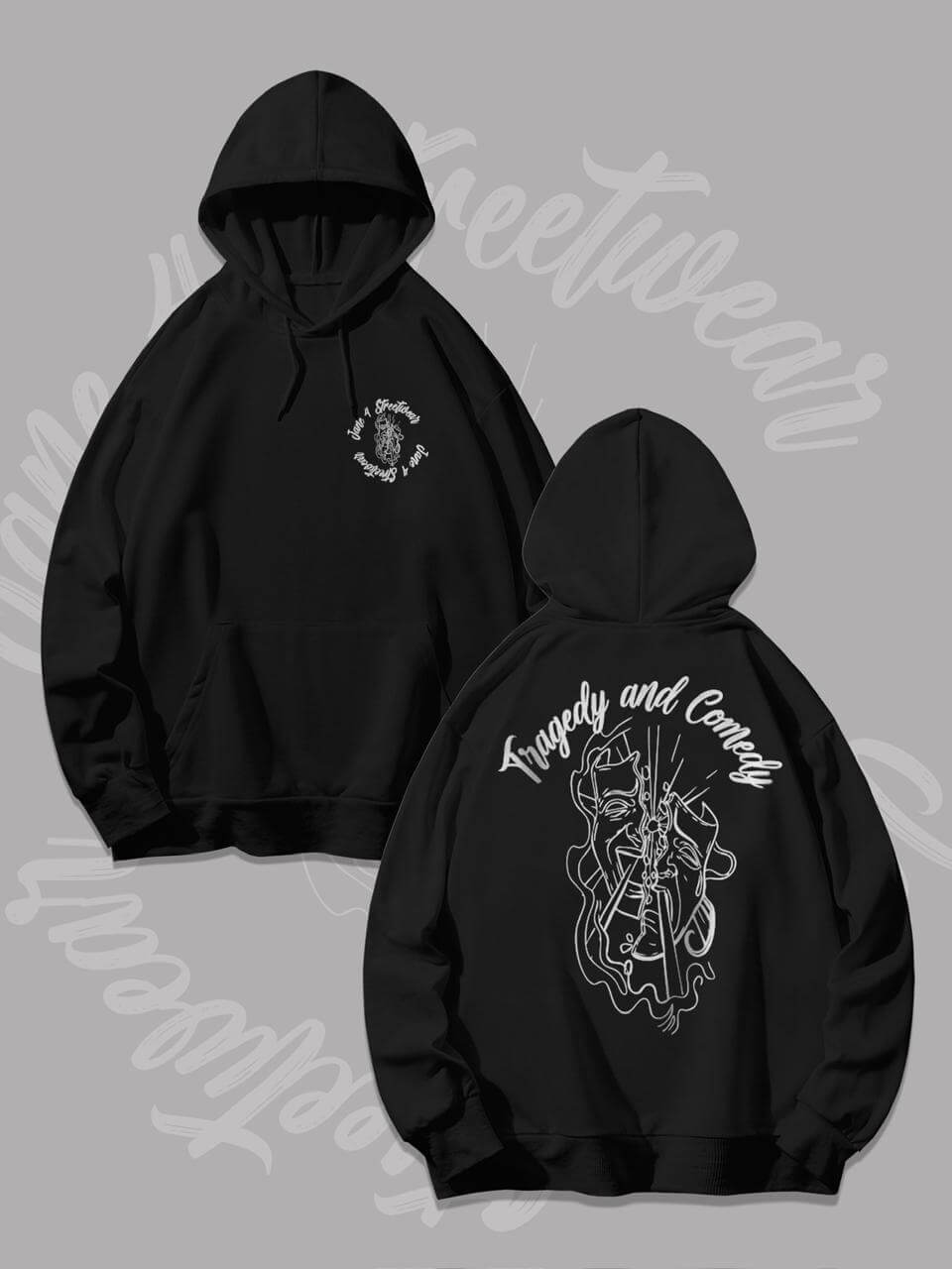 Tragedy & Comedy 2.0 Hoodie