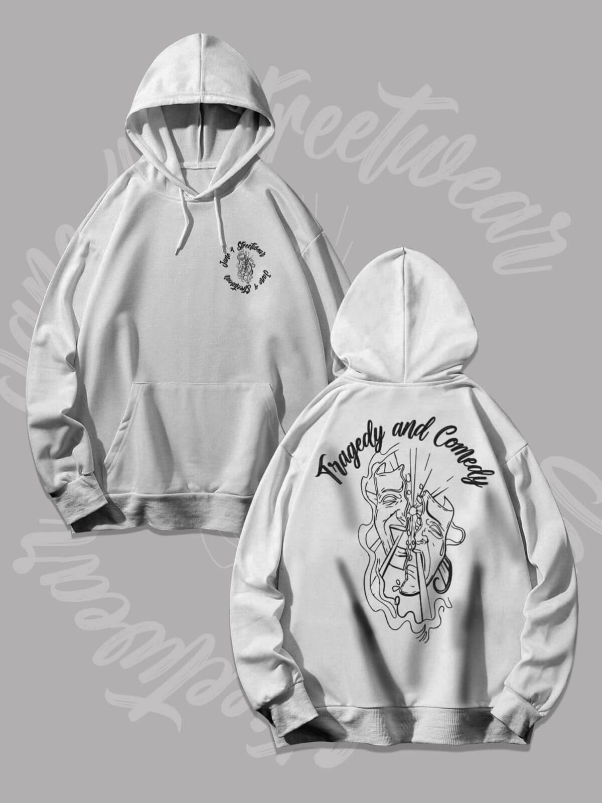 Tragedy & Comedy 2.0 Hoodie Hover